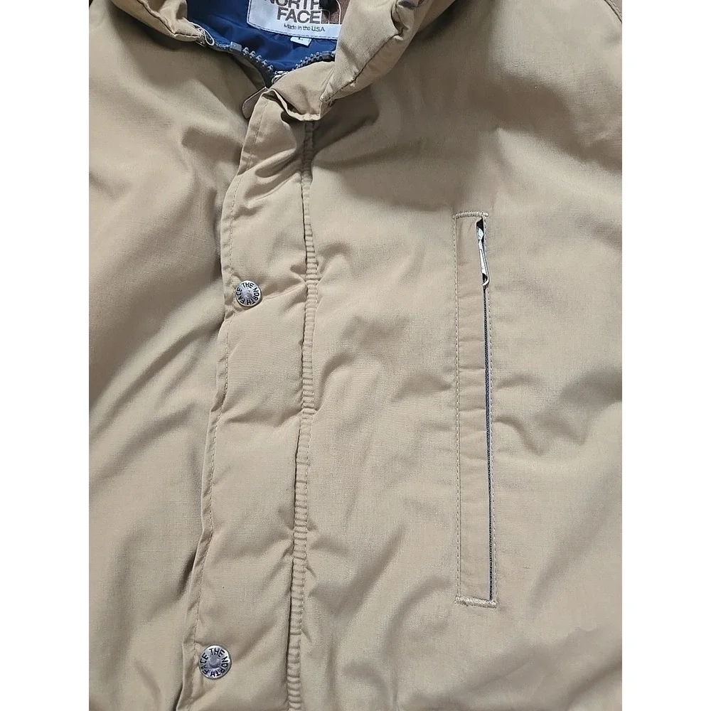 THE NORTH FACE (USA) Vintage Serow Prime Goose Down Tan Winter Parka Coat ~ L‎
